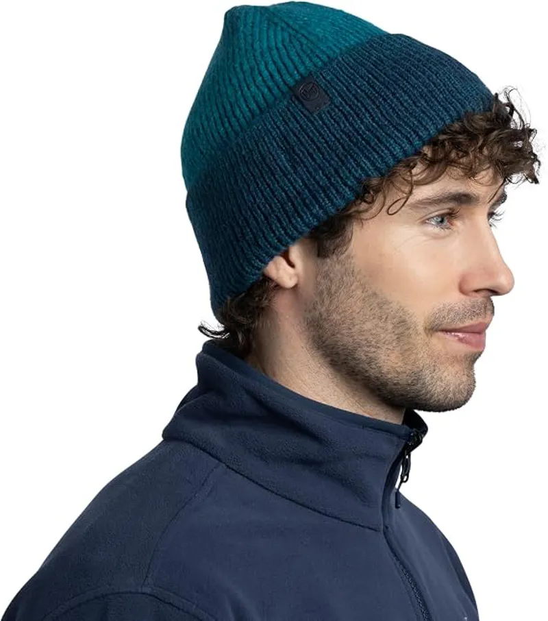 Buff Knitted Beanie Marin Blue Ink-3