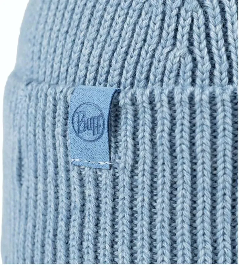 Buff Knitted Beanie Merix Lake Blue-1