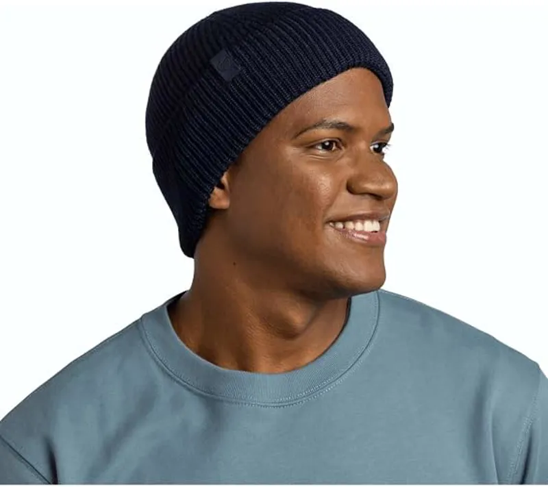 Buff Knitted Beanie Merix Night Blue-3