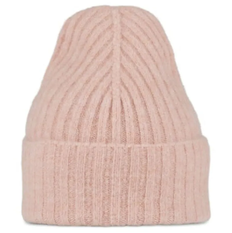 Buff Knitted Beanie Nilah Peach Beige