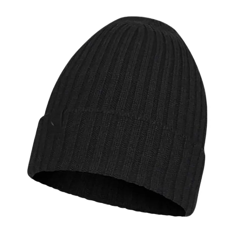 Buff Knitted Beanie Norval Graphite-2
