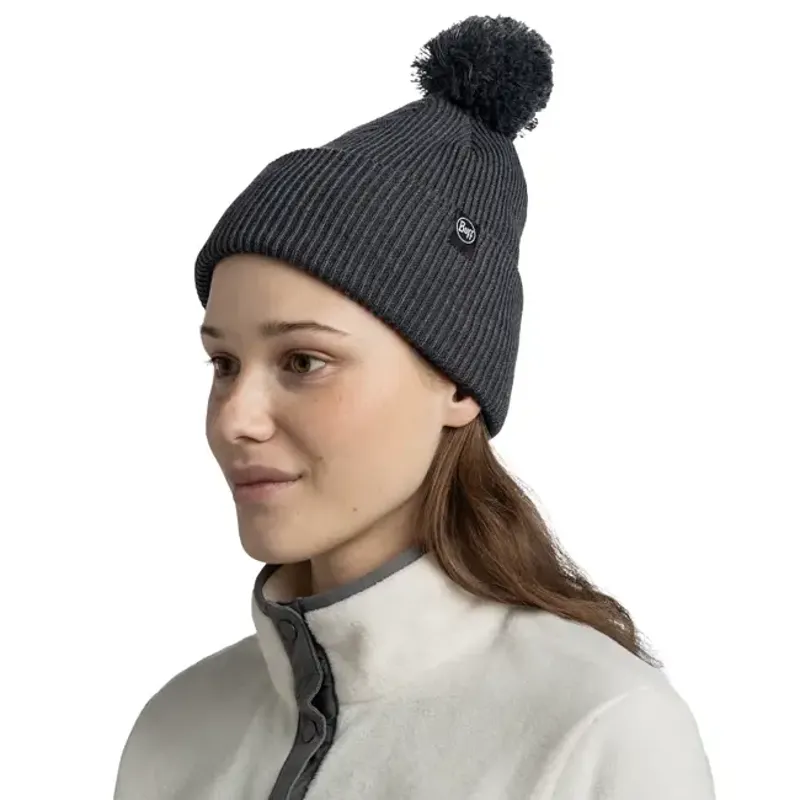 Buff Knitted Beanie Renvi Grey Heather-3