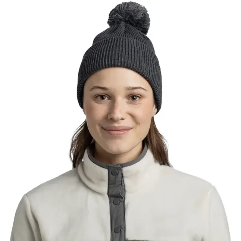 Buff Knitted Beanie Renvi Grey Heather-2