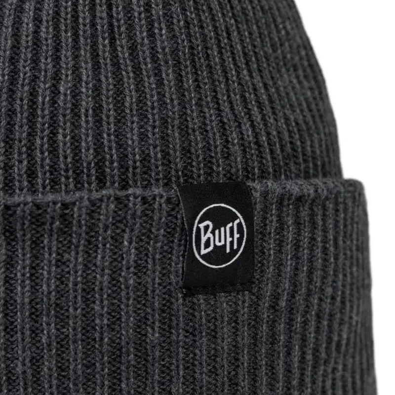 Buff Knitted Beanie Renvi Grey Heather-1