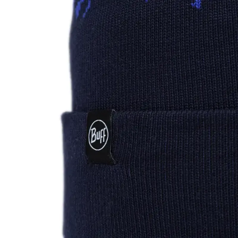 Buff Knitted Beanie Tatik Night Blue-1