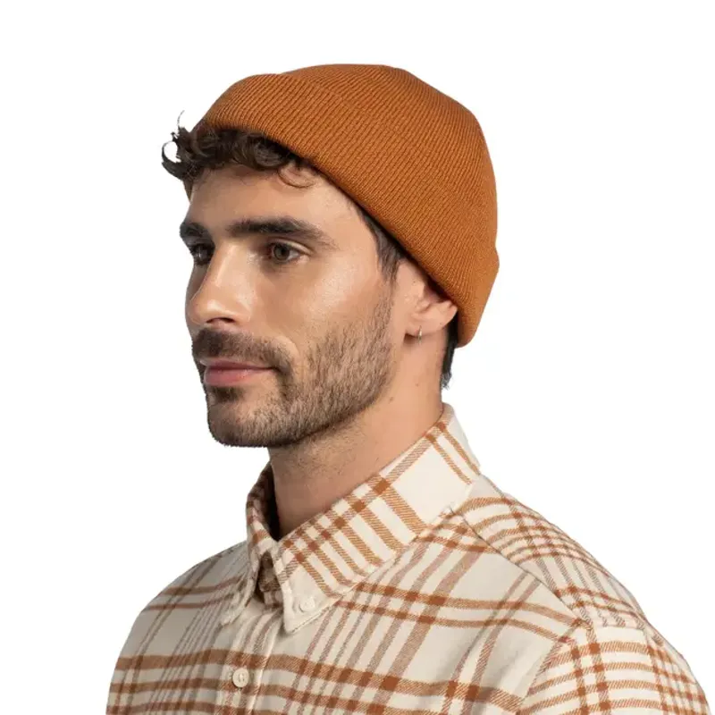Buff Knitted Beanie Lilon Fisherman Copper-3