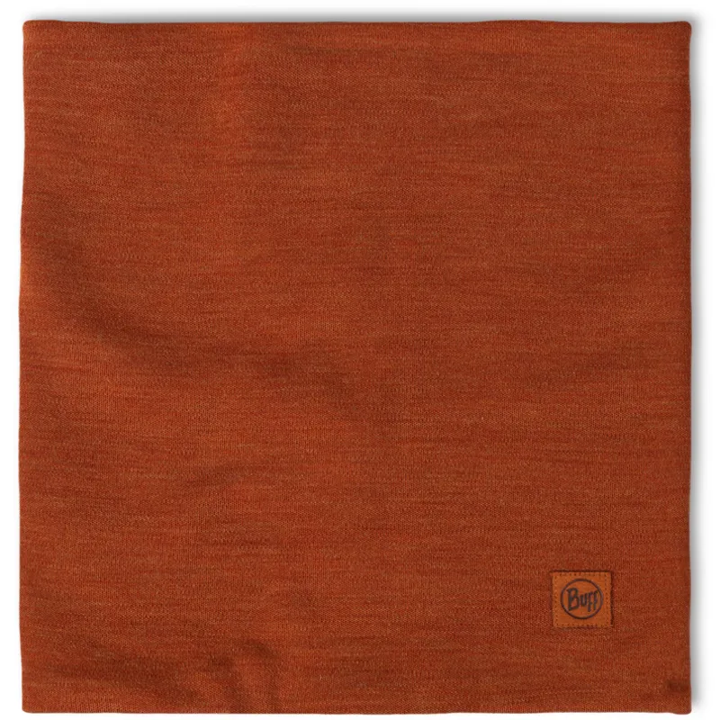Buff Merino Heavyweight Neck Warmer Solid Cinnamon-1