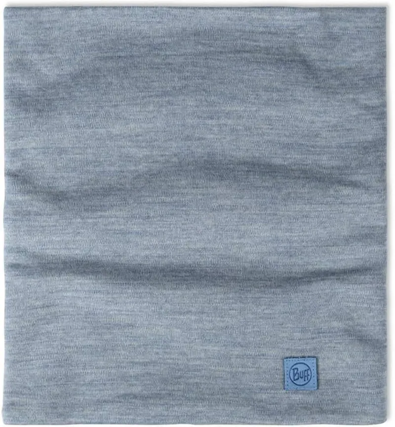 Buff Merino Heavyweight Neckwarmer Solid Light Blue-1