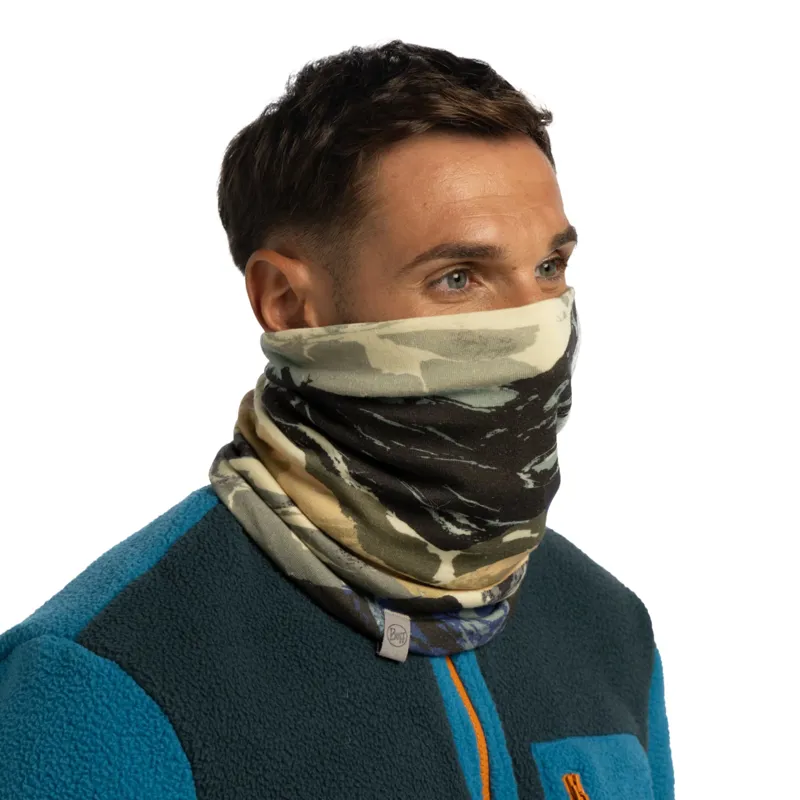 Buff Merino Heavyweight Prints Neckwear Prints Onlar Blue-3