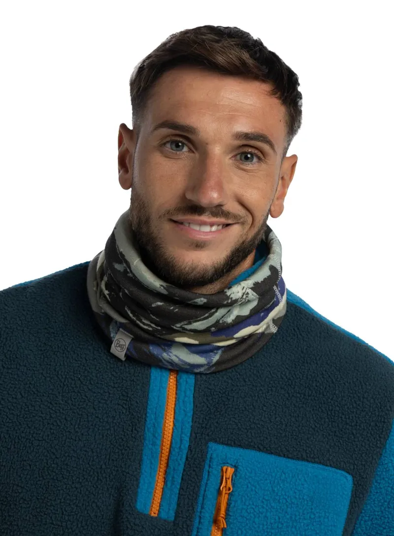 Buff Merino Heavyweight Prints Neckwear Prints Onlar Blue-2
