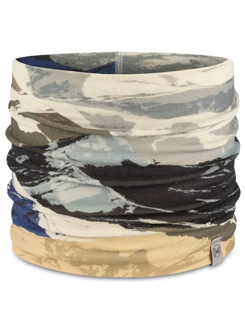 Buff Merino Heavyweight Prints Neckwear Prints Onlar Blue
