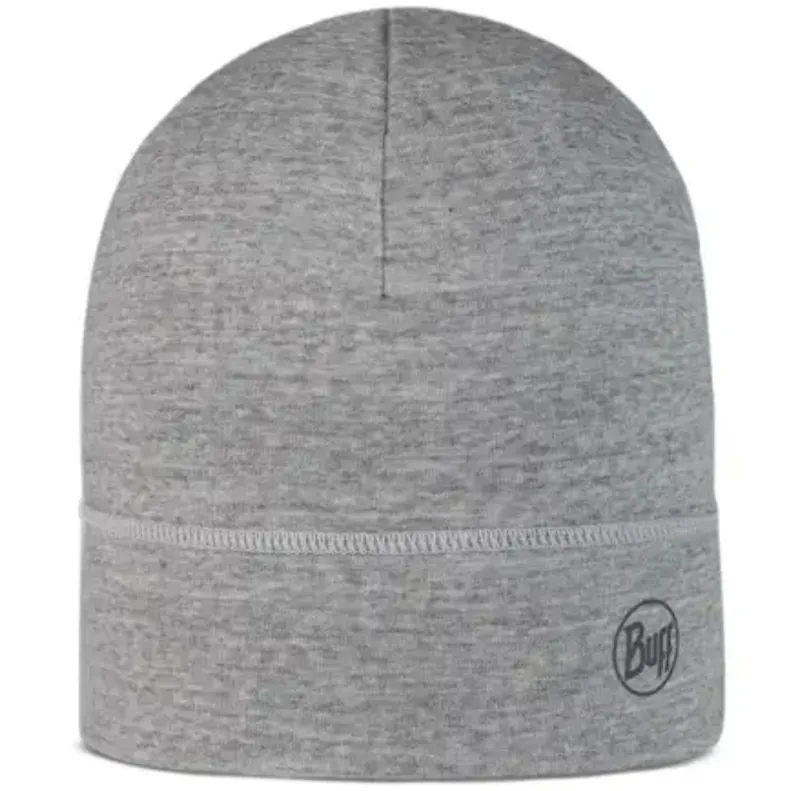 Buff Merino Lightweight Beanie Light Grey