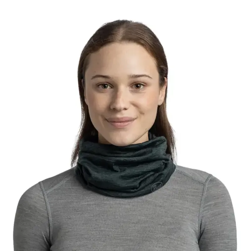 Buff Merino Lightweight Neckwear Multistripe Forest-2