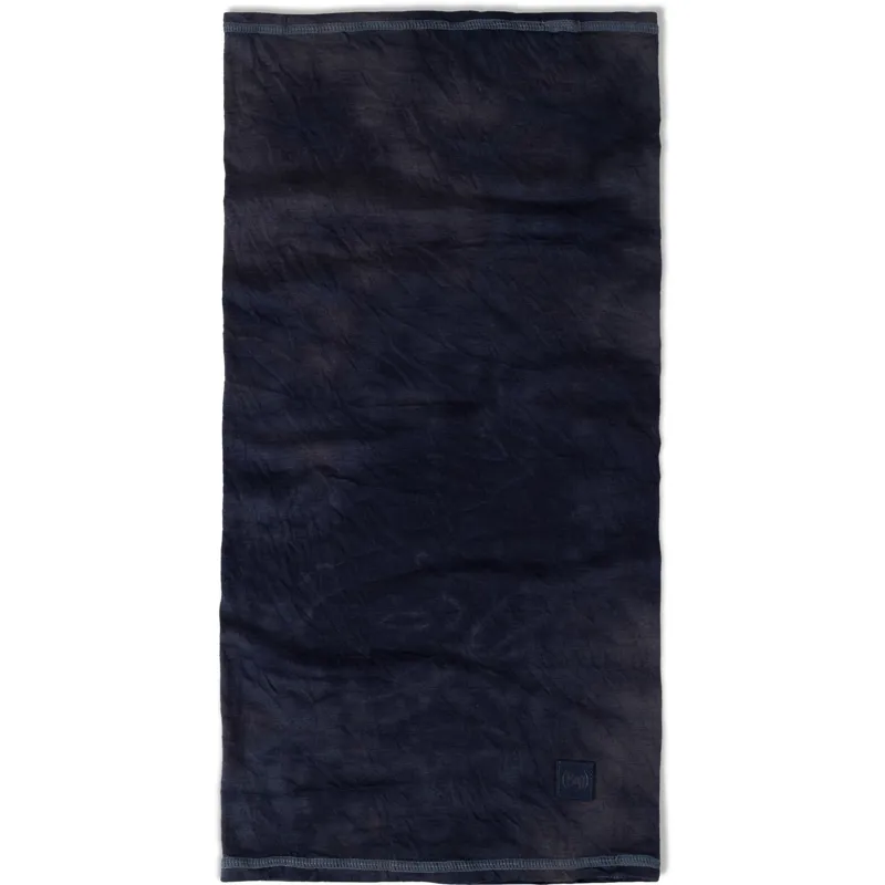 Buff Merino Lightweight Neckwear Natural Tye Dye Navy-1