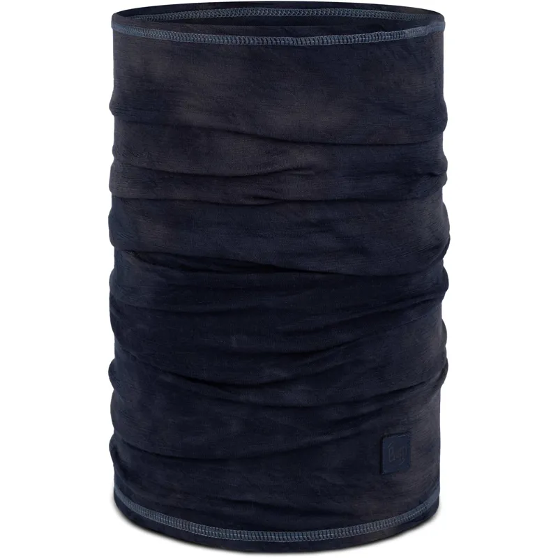 Buff Merino Lightweight Neckwear Natural Tye Dye Navy