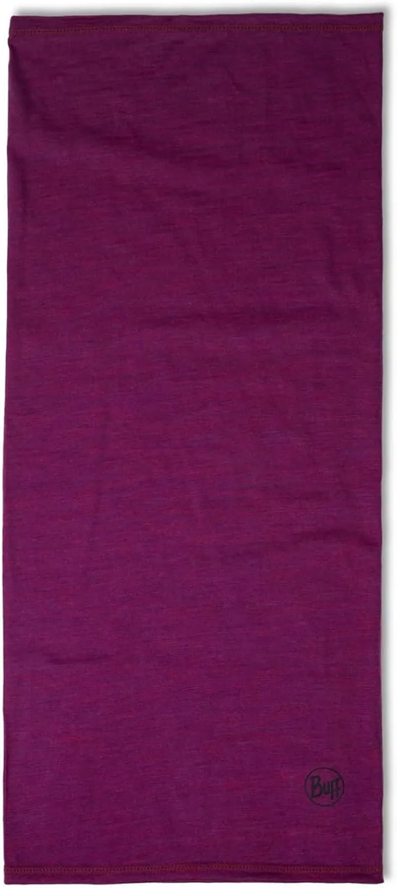 Buff Merino Lightweight Neckwear Solid Magenta-1