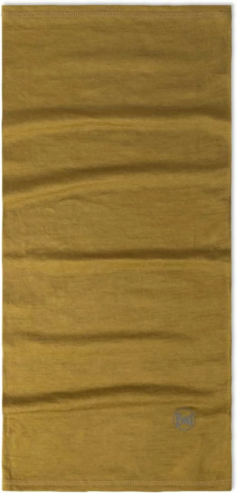 Buff Merino Lightweight Neckwear Solid Olive Green-1
