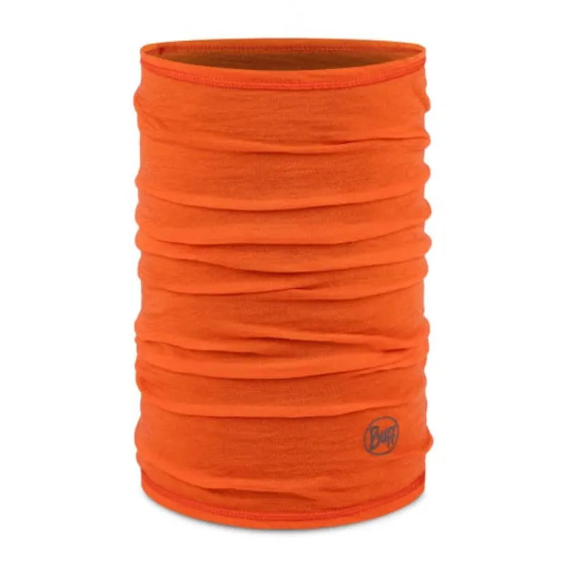 Buff Merino Lightweight Neckwear Solid Poppy