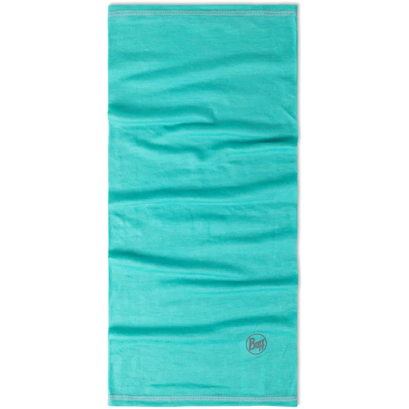 Buff Merino Lightweight Neckwear Solid Sea Green-1
