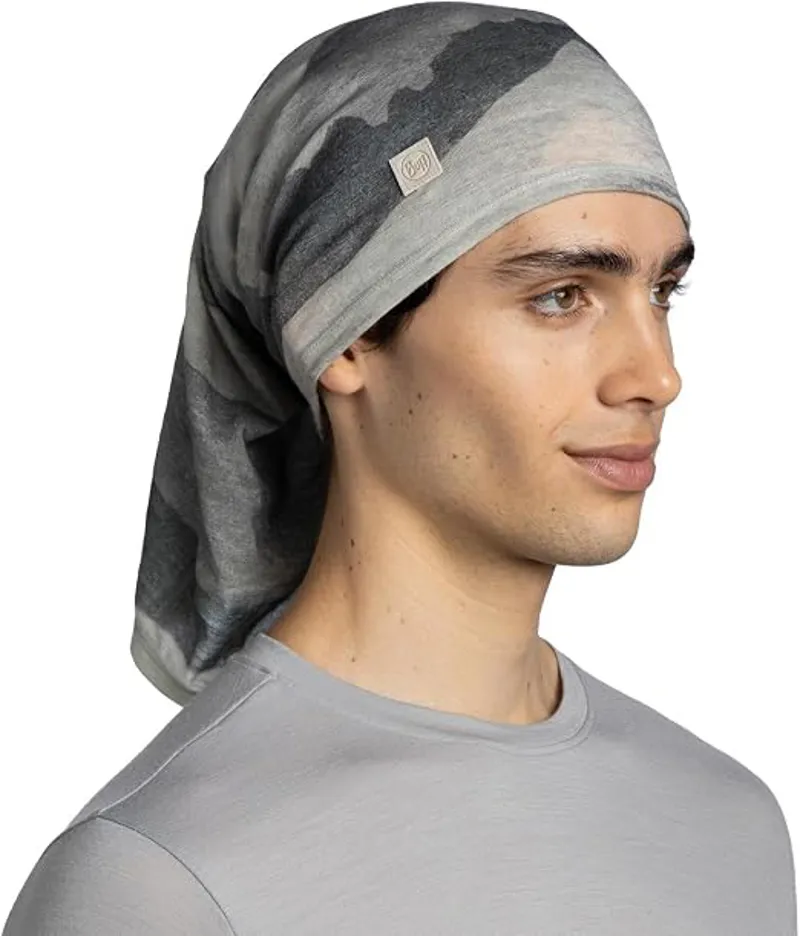 Buff Merino Lightweight Prints Neckwear Aler Grey-3