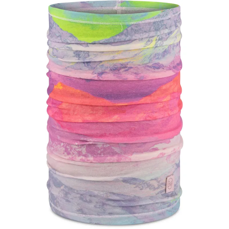 Buff Merino Lightweight Prints Neckwear Arci Lilac Ice