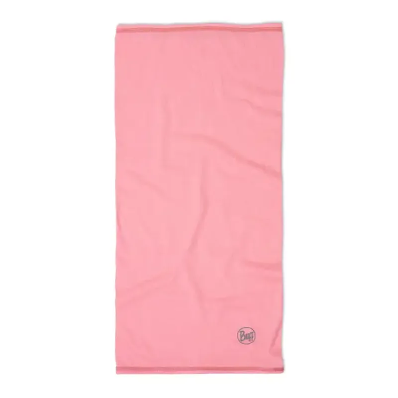 Buff Merino Lightweight Neckwear Solid Rose Pink-1