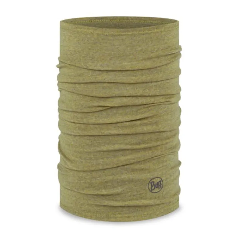 Buff Merino Midweight Neckwear Melange Gingko