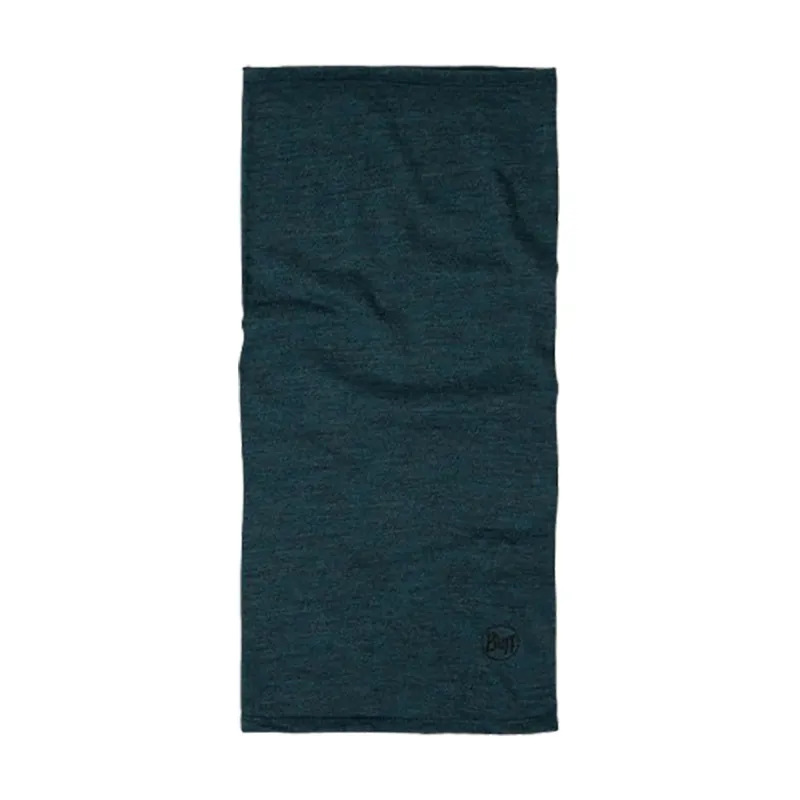 Buff Merino Midweight Neckwear Melange Tourmaline-1
