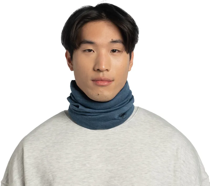 Buff Merino Midweight Neckwear Melange-2