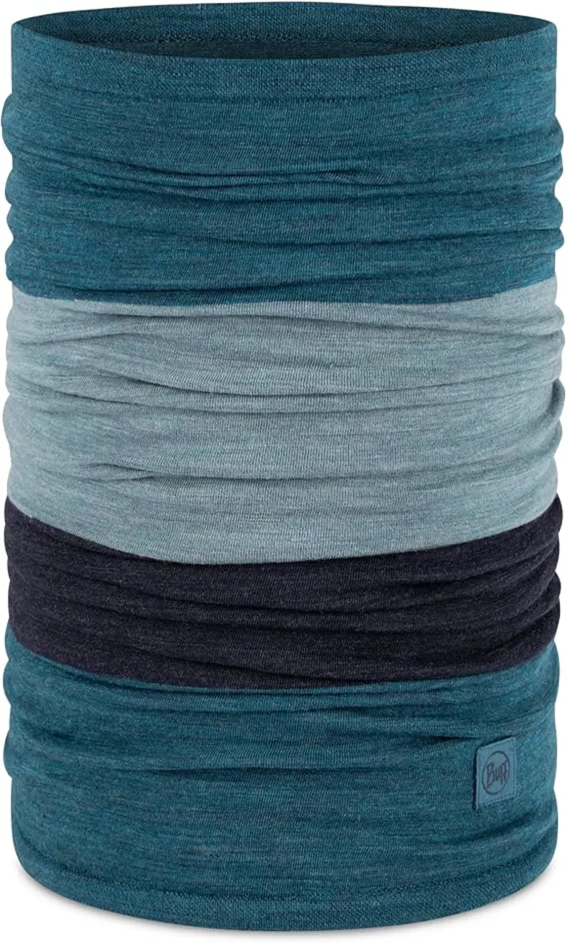 Buff Merino Move Multifunctional Neckwear Block Teal