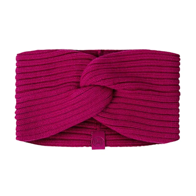 Buff Merino Wool Headband Norval Orchid