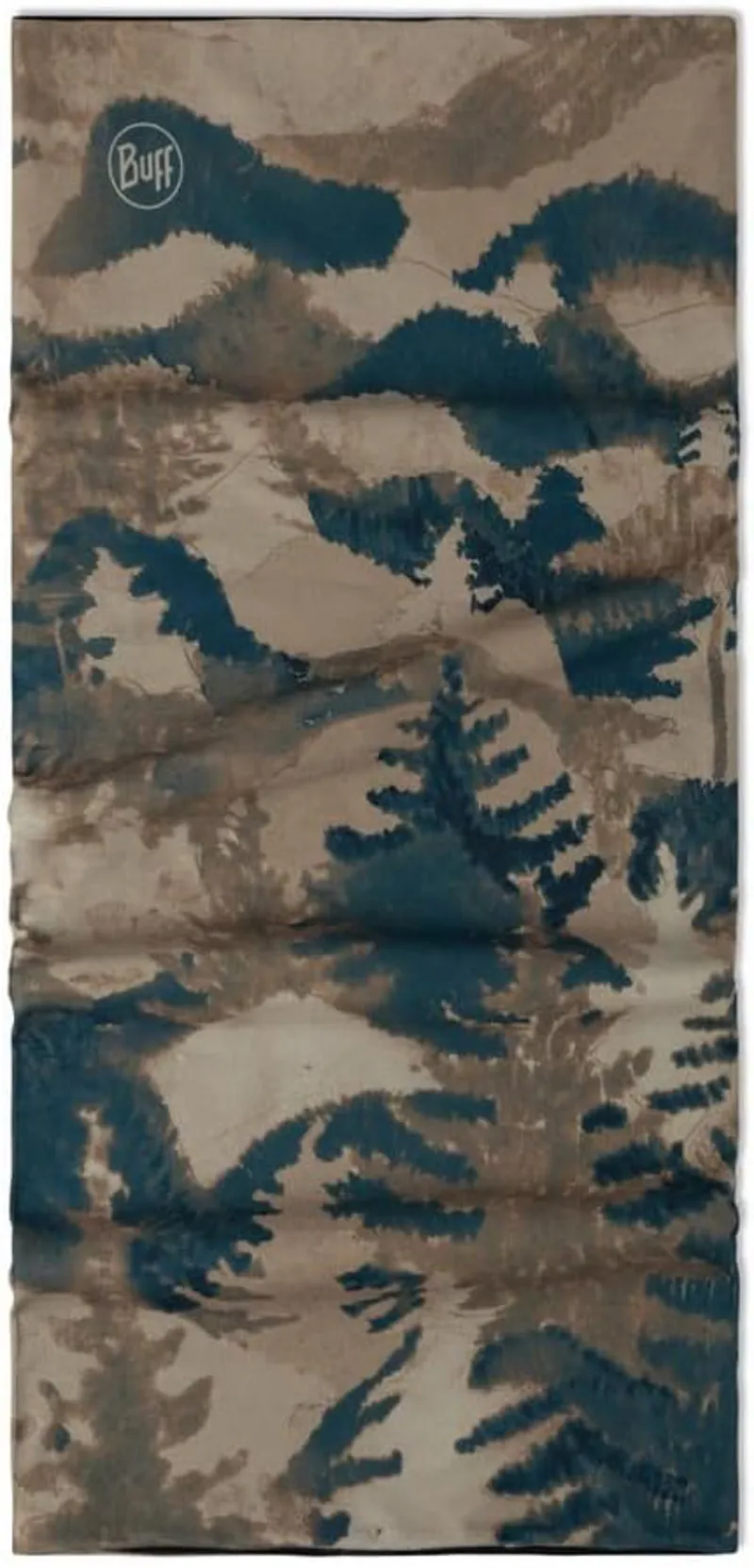 Buff Polar Reversible Neckwear Byres Olive Green-1