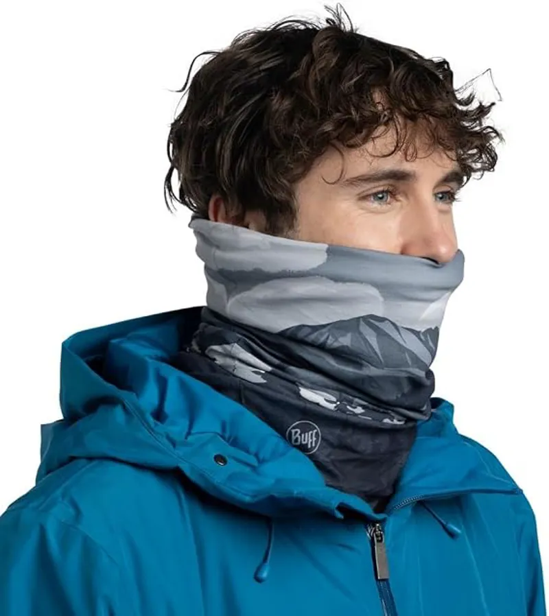 Buff Polar Reversible Neckwear Hikian Grey-3