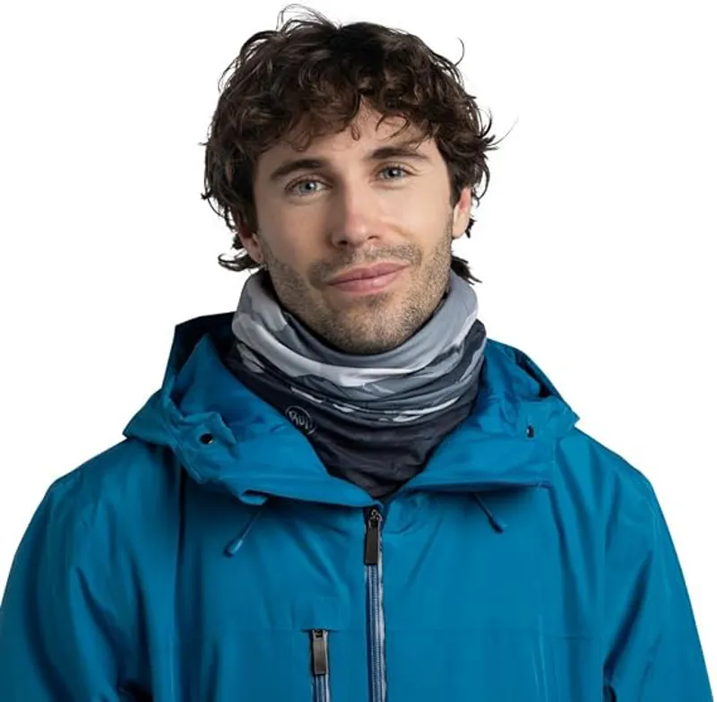 Buff Polar Reversible Neckwear Hikian Grey-2
