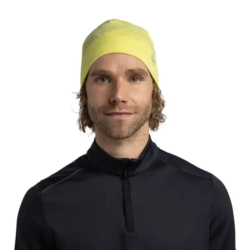 Buff Reflective DryFlx Beanie Solid Lime-2