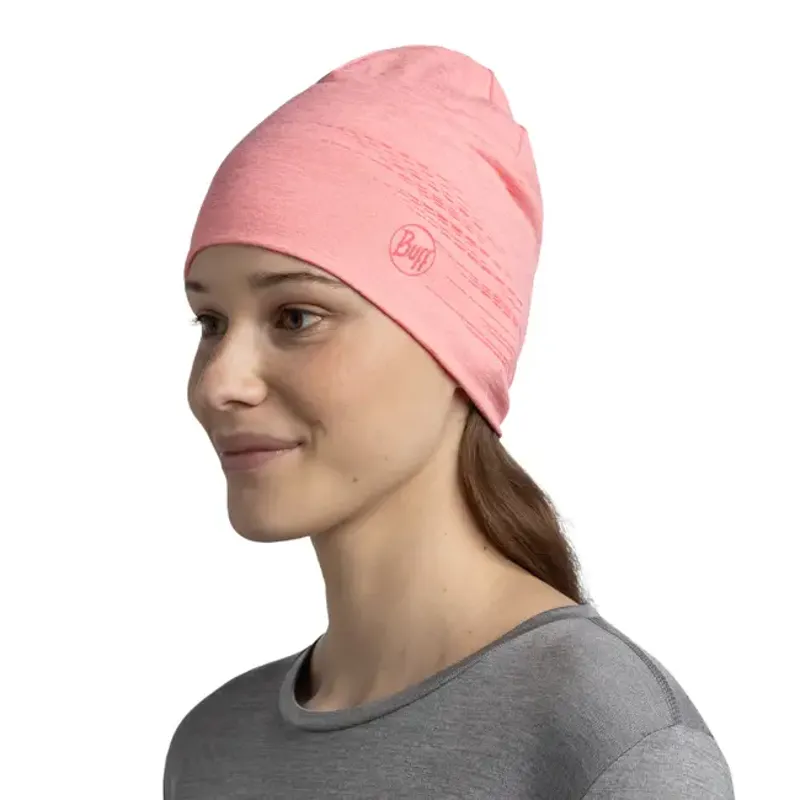 Buff Reflective DryFlx Beanie Solid Rose Pink-3