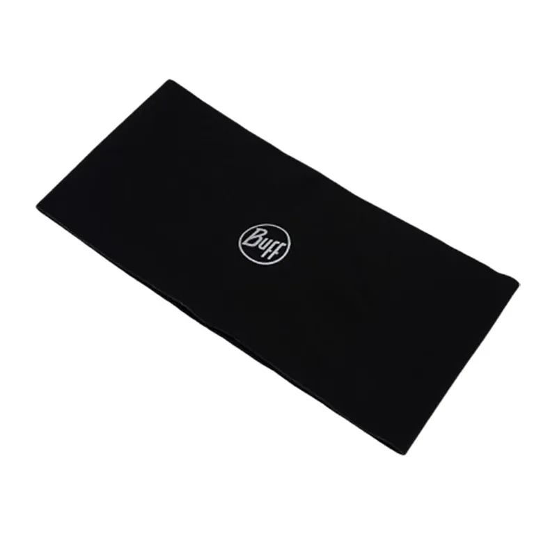 Buff Tech Fleece Headband Solid Black-2