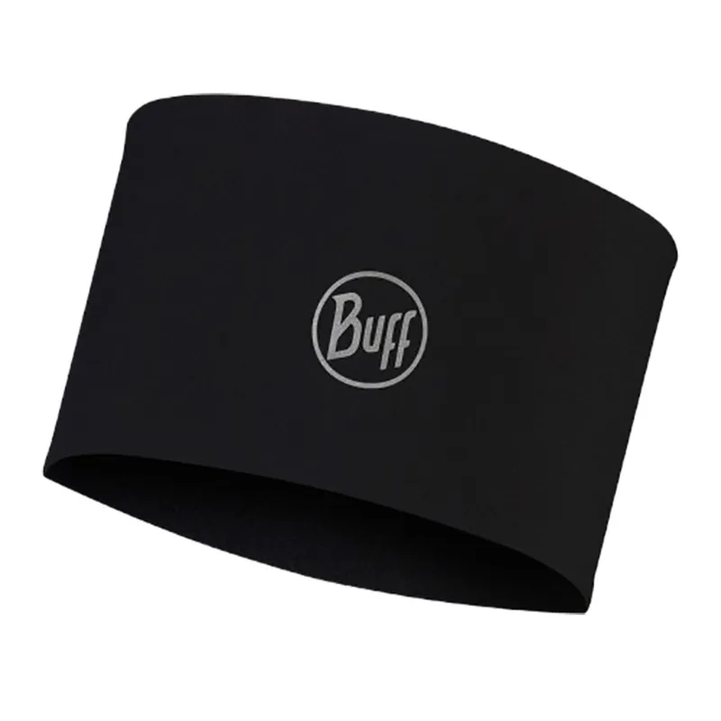 Buff Tech Fleece Headband Solid Black