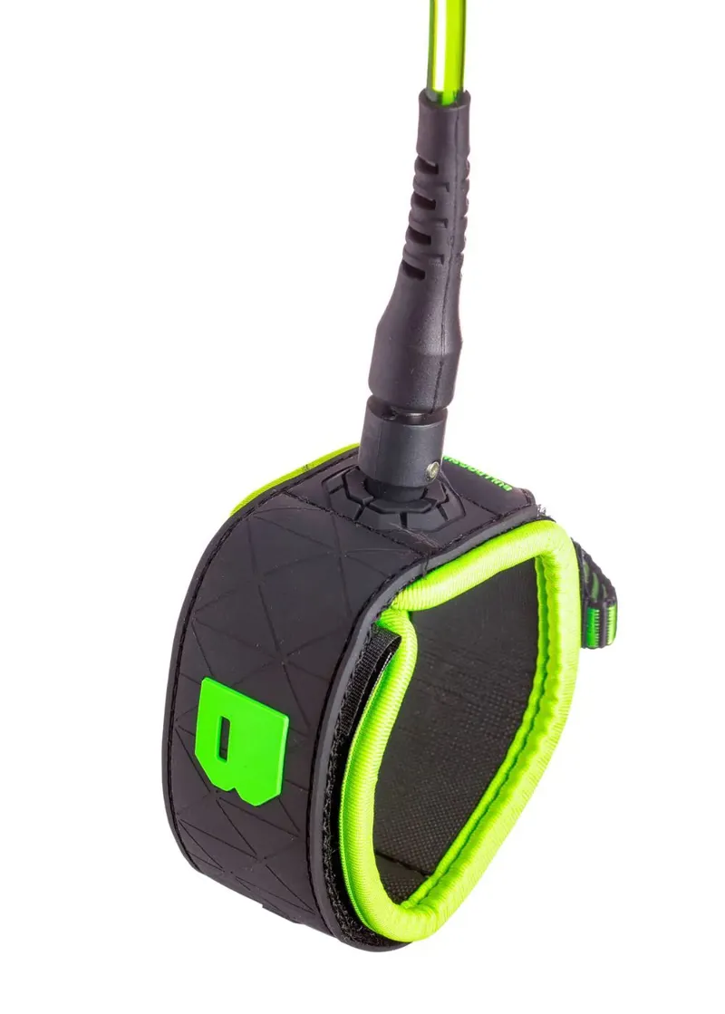 Bulldog Session Leash Ankle 8ft0inch Black/Lime-2