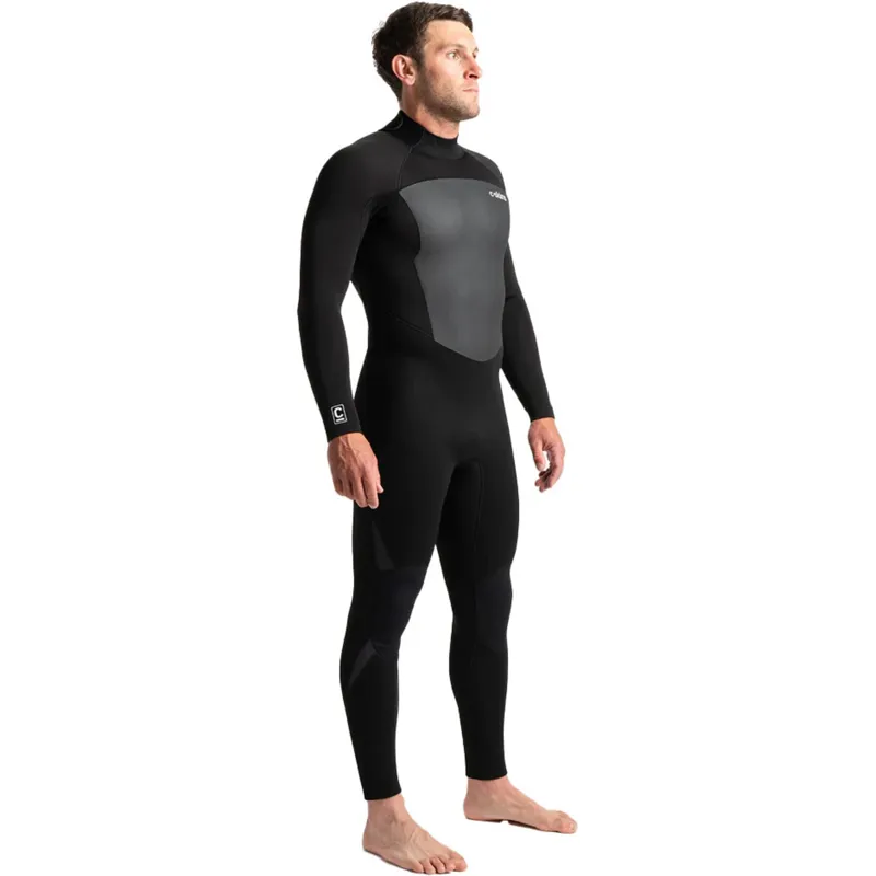 C-Skins Men's Legend 5/4/3mm Back Zip Wetsuit Black/Black/Anthracite-4