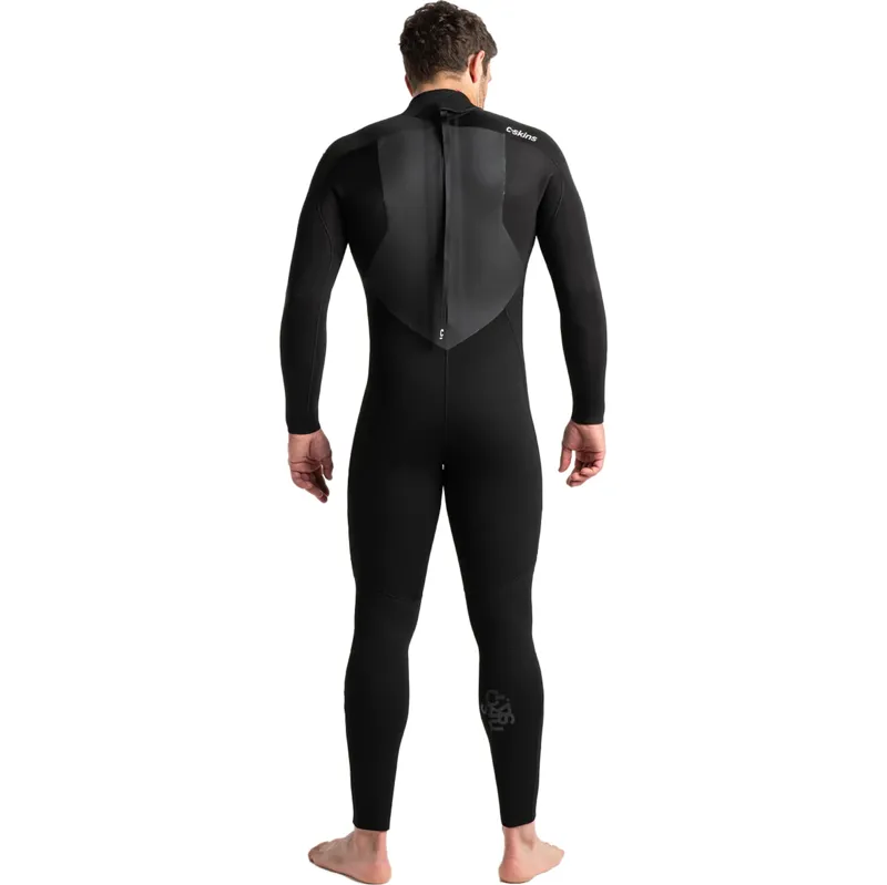 C-Skins Men's Legend 5/4/3mm Back Zip Wetsuit Black/Black/Anthracite-1