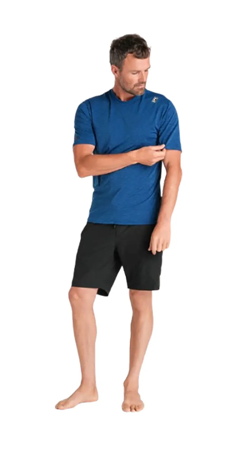 C-Skins Men's NuWave UV SS Surf Tee Deep Blue-1