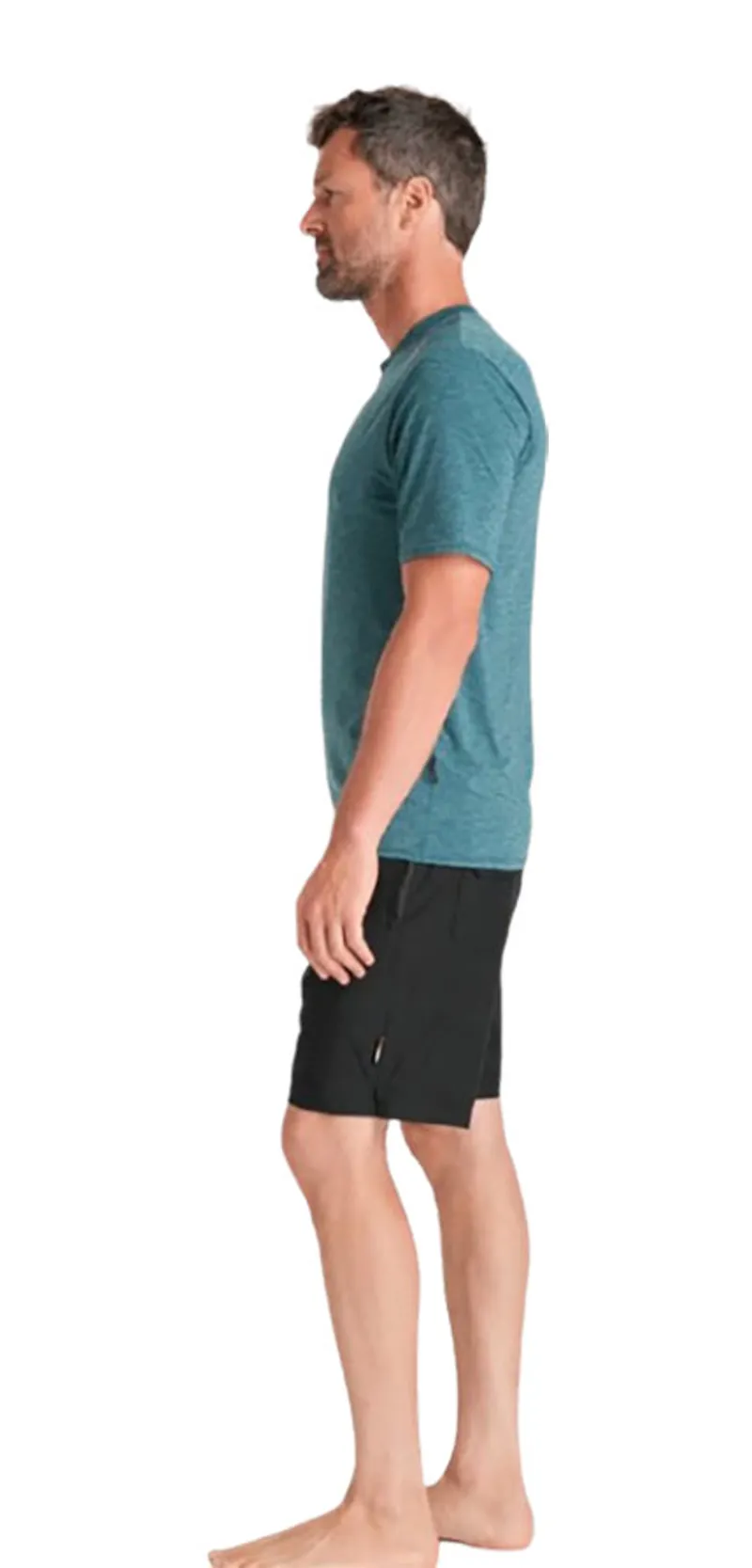 C-Skins Men's NuWave UV SS Surf Tee Forest Green-1