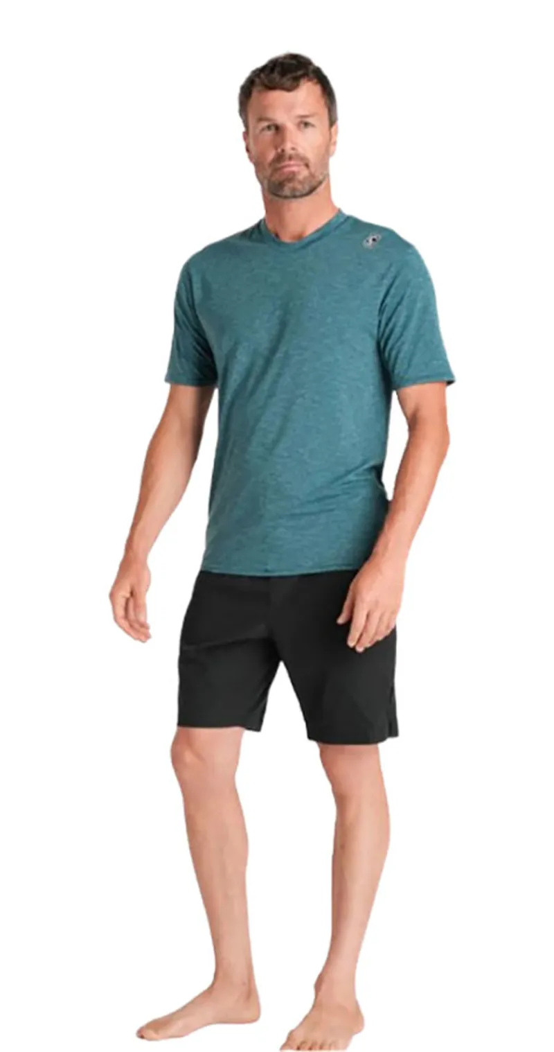 C-Skins Men's NuWave UV SS Surf Tee Forest Green