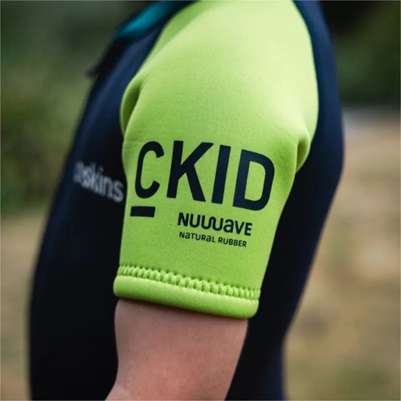 C-Skins NuWave C-KID Baby FZ Shortie Bluestone/Lime-7