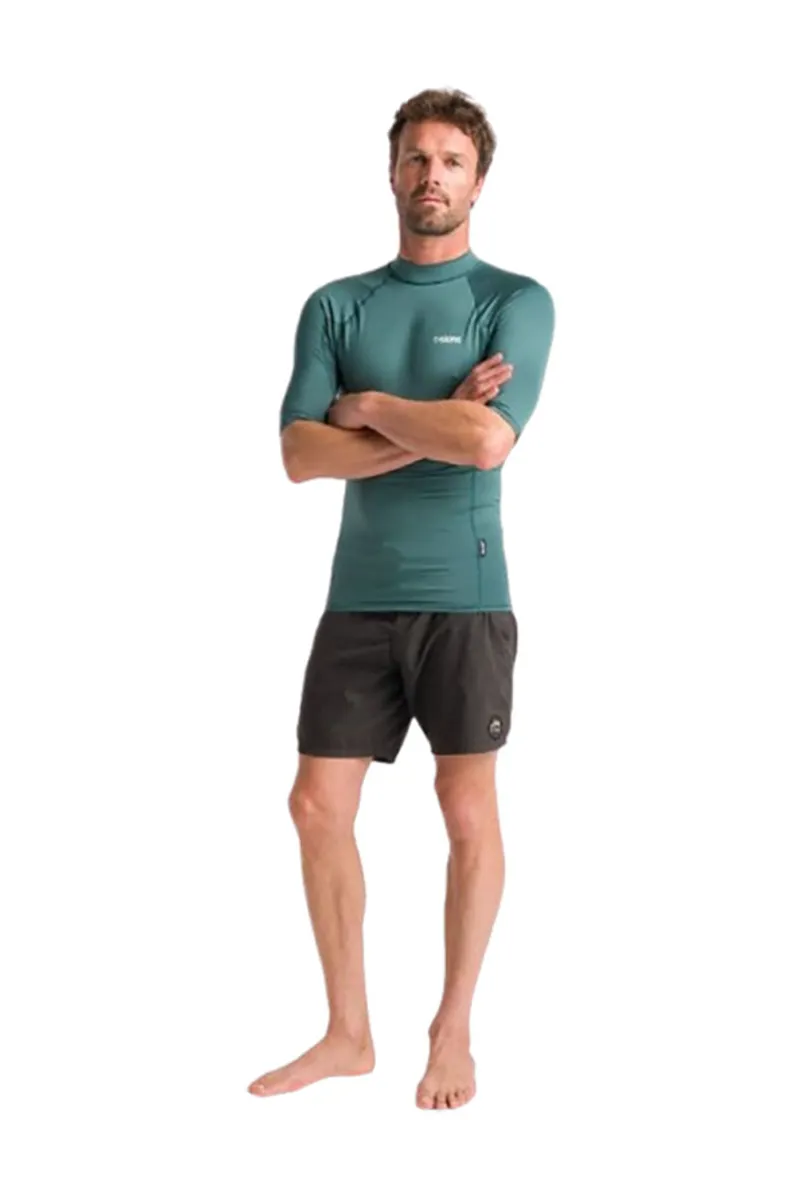 C-Skins NuWave UV Basics SS Vest Dark Sage-2