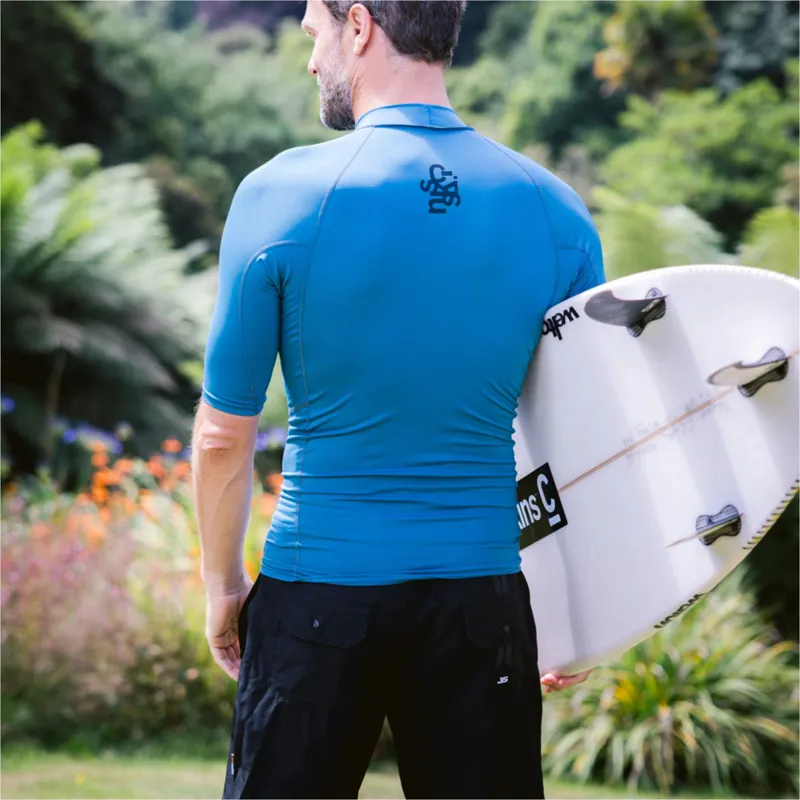 C-Skins NuWave UV Basics SS Vest Steel Blue-6