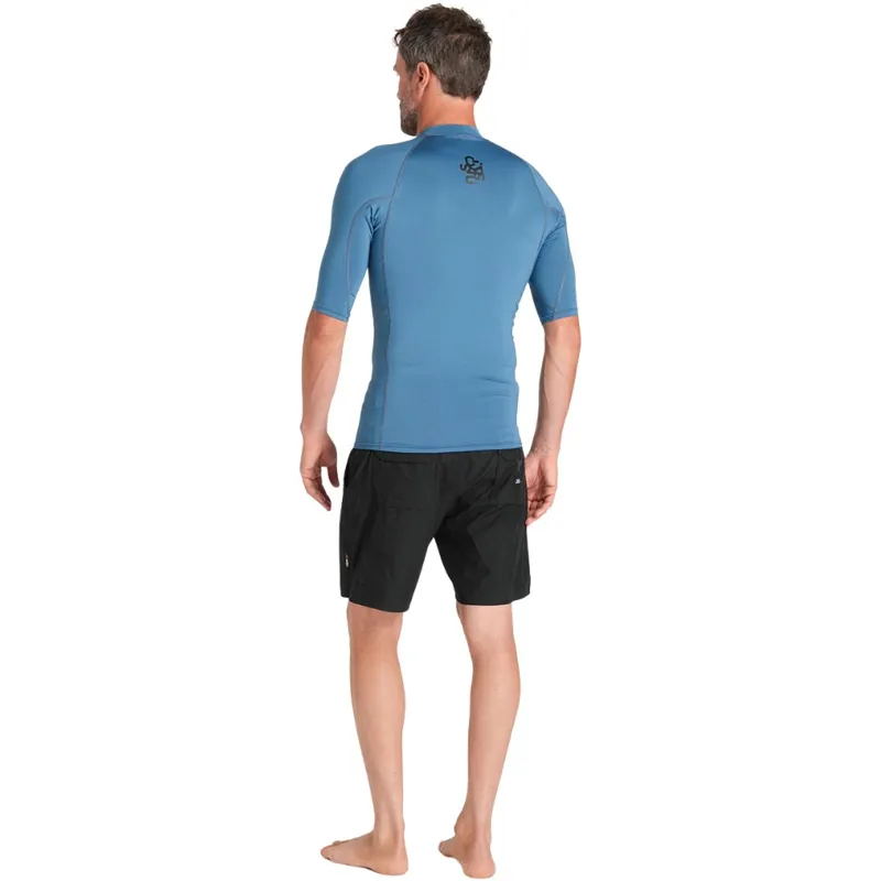 C-Skins NuWave UV Basics SS Vest Steel Blue-4