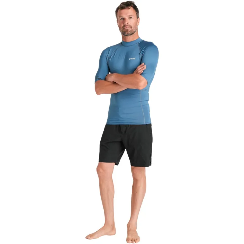 C-Skins NuWave UV Basics SS Vest Steel Blue-1