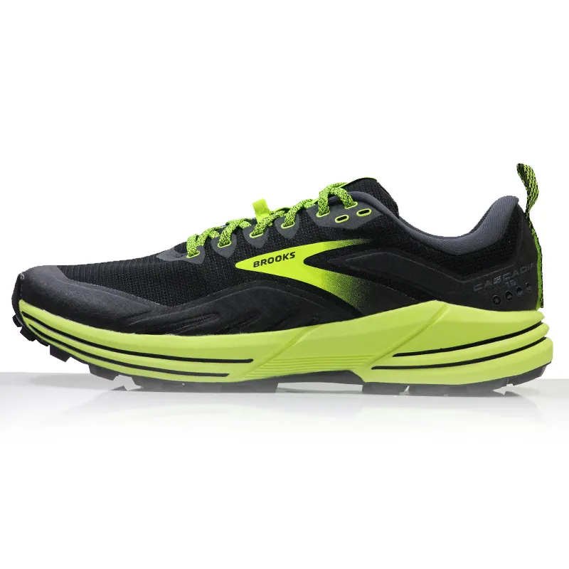Brooks Men's Cascadia 16 Wide - Ebony/Nightlife